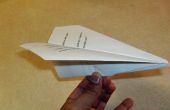 Instructies over hoe te maken van een papieren vliegtuig