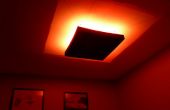 RGB LED plafond Mood Light met gehackt IR afstandsbediening