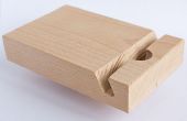 DIY houten $5 iPad Dock / Stand