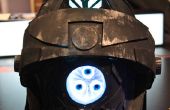 LED licht op de helm van de Robot