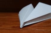 4 draagvleugel Model papieren vliegtuigje