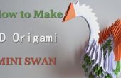 Modulaire 3D Origami Swan