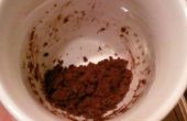 Mok Brownie gemaakt met Hot chocolade Mix (geen cacao poeder/eieren)