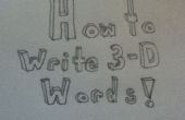 Hoe te schrijven In 3-D