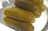 Ouderwetse gefermenteerde knoflook Dille Pickles