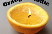Zet een sinaasappel in een kaars! 
