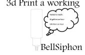 3D-gedrukte Bell Siphon