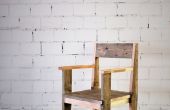 Solid teruggewonnen hout stoel