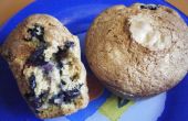 Cranberry-Blueberry pompoen Muffins (grote hoogte)