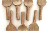 Cookie Tin Banjo deel 3: Make Tuning pinnen in schroot hout