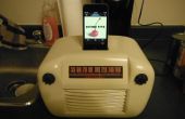 Beurt een vintage radio in een iPod dock