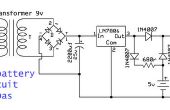 Eenvoudige 5v batterij back-circuit