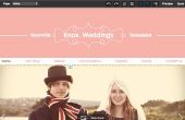Hoe maak je een bruiloft plannen Website Using Wix.com