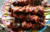 Chinese BBQ varkensvlees kabobs