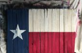 Rustieke Texas Flag - Pallet hout