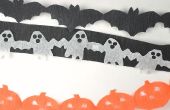Gemakkelijk Halloween papier keten Streamers