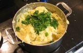 Puree aardappelen knoflook