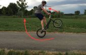 Het uitvoeren van meerdere backwheel hop op uw trial bike