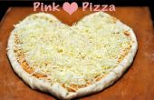 Roze hart Pizza