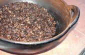 Hoe koffie bonen (& cavia) geroosterd boven vuur