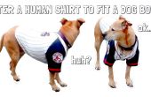 Menselijke shirts te passen van een hond lichaam veranderen