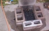 Duurzaam, gemakkelijk sintel block BBQ grill, voor frequent gebruik