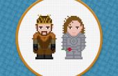 Renly Baratheon en Loras Tyrell - spel van tronen - gratis PDF Cross Stitch Pattern