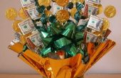 Sint Patrick Day Crafts: Geld Candy Bouquet