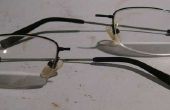 Fix gebroken bril door solderen