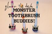 Gloed in de donkere Monster tandenborstel houder vrienden! 