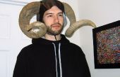 Tim de tovenaar hoed met echte Ram hoorns