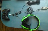Xbox 360 muziek/hoofdtelefoon/mic rig