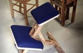 Houten knielende stoel