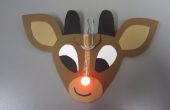 Rode LED Nosed Reindeer