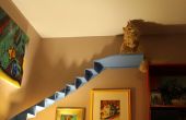Gebogen kat trap voor uw woonkamer