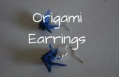 DIY Origami kraan oorbellen
