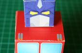 Transformers Optimus Prime Paper Toy