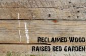 Reclaimed Hout verhoogd Bed tuin