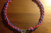 Paracord ketting-vier Strand ronde vlecht