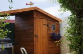 DIY - tuinieren shack met barbecue onderdak