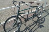 Herstel van vintage tandem fiets