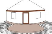 Geïsoleerde Earthbag stichtingen voor Yurts