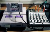 SNES Super Game Boy-lijn uit Audio-Mod