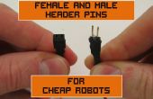 Vrouwelijke en mannelijke Header pennen voor goedkope Robots