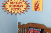 Backlit Iron Man Poster