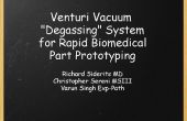 Venturi vacuüm Ontgassen apparatuur voor gebruik in Rapid Prototyping voor biomedische deel