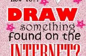Kunst: Maak een tekening van Internet. 