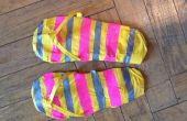 Duct tape slippers