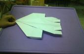 Bepalen van de richting van uw papier vliegtuig