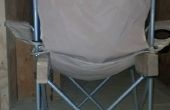 Een opvouwbare Camping stoel fixin'